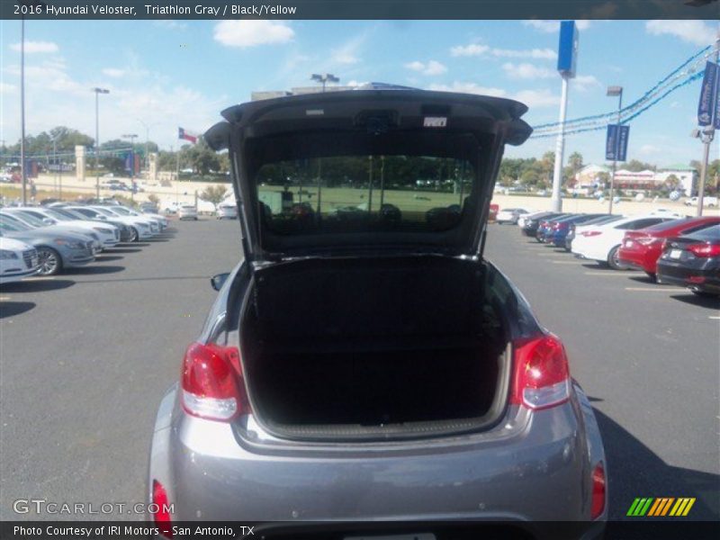 Triathlon Gray / Black/Yellow 2016 Hyundai Veloster