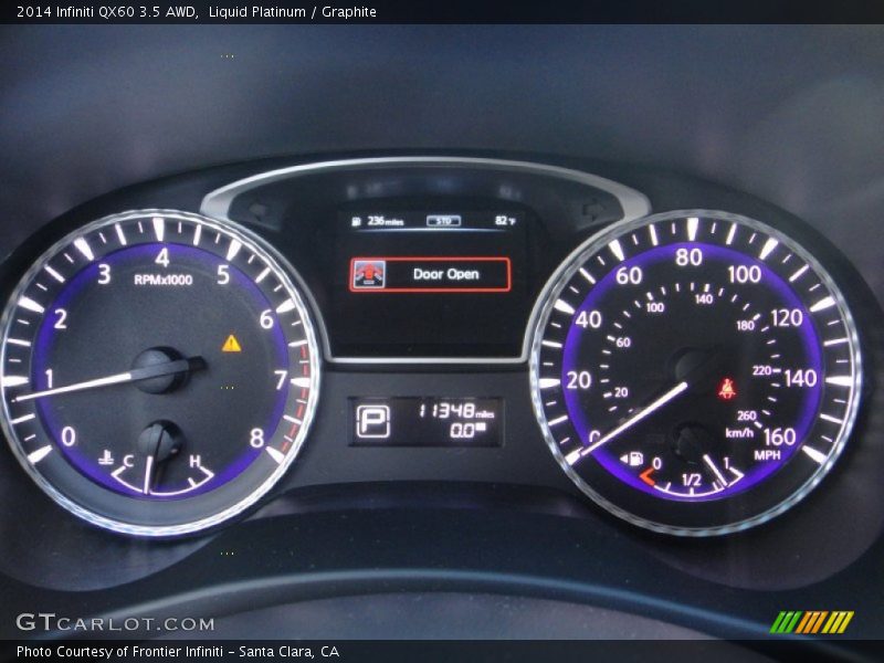 Liquid Platinum / Graphite 2014 Infiniti QX60 3.5 AWD