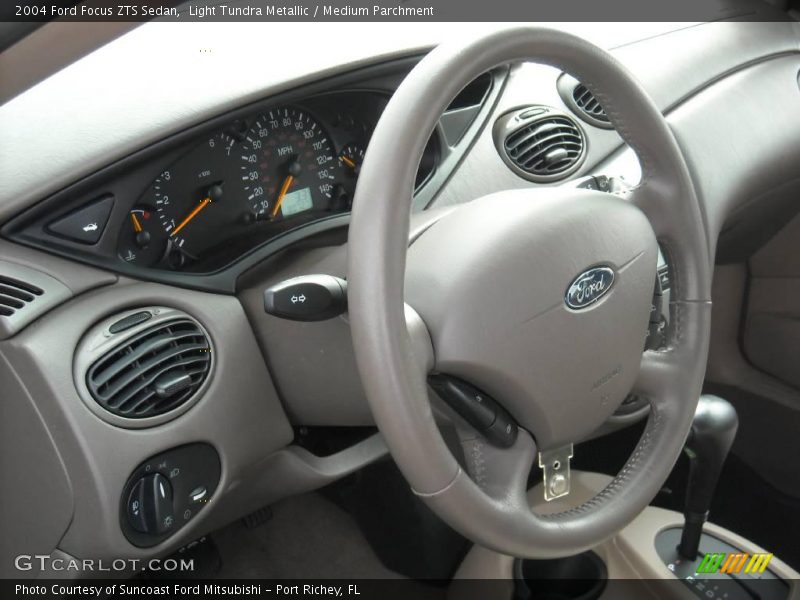 Light Tundra Metallic / Medium Parchment 2004 Ford Focus ZTS Sedan
