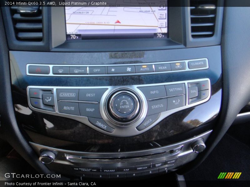 Liquid Platinum / Graphite 2014 Infiniti QX60 3.5 AWD