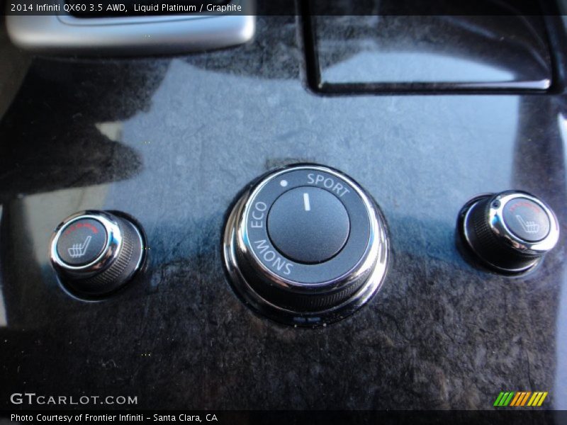 Liquid Platinum / Graphite 2014 Infiniti QX60 3.5 AWD