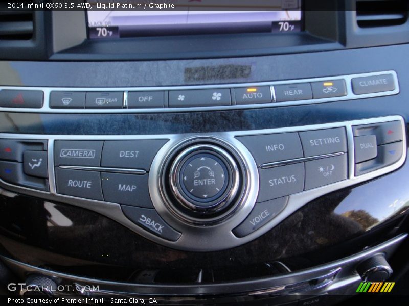 Liquid Platinum / Graphite 2014 Infiniti QX60 3.5 AWD