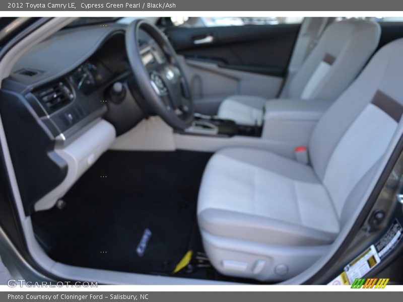 Cypress Green Pearl / Black/Ash 2012 Toyota Camry LE