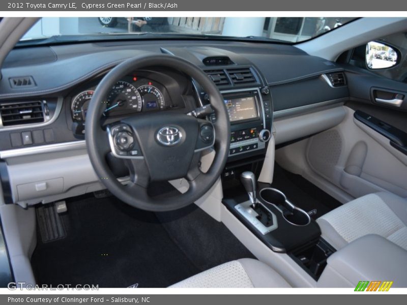 Cypress Green Pearl / Black/Ash 2012 Toyota Camry LE