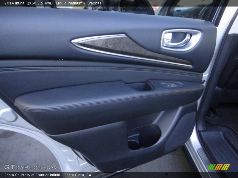 Liquid Platinum / Graphite 2014 Infiniti QX60 3.5 AWD