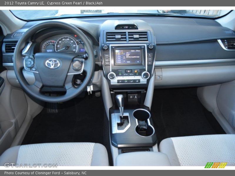 Cypress Green Pearl / Black/Ash 2012 Toyota Camry LE