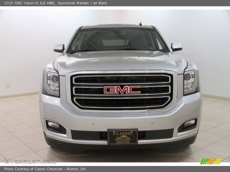 Quicksilver Metallic / Jet Black 2015 GMC Yukon XL SLE 4WD