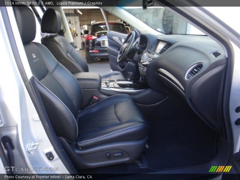 Liquid Platinum / Graphite 2014 Infiniti QX60 3.5 AWD