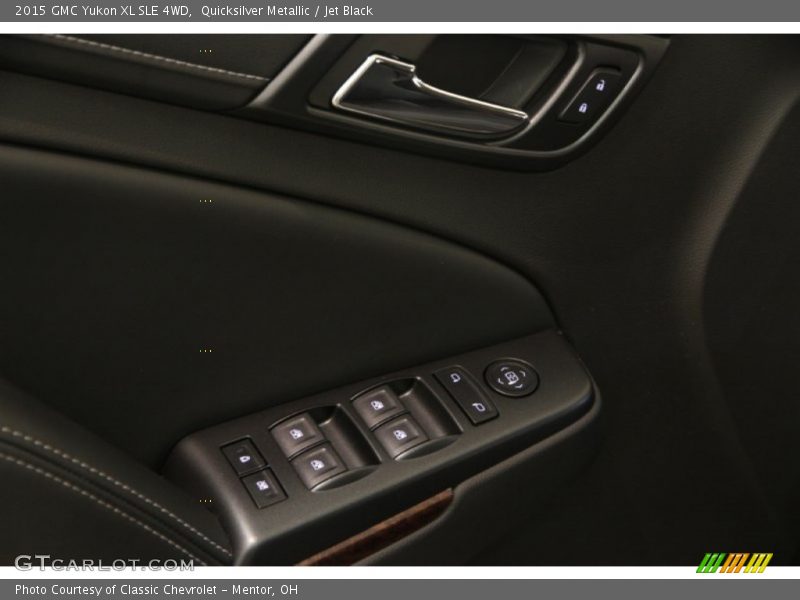Quicksilver Metallic / Jet Black 2015 GMC Yukon XL SLE 4WD