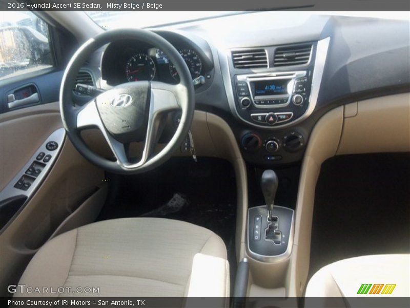 Misty Beige / Beige 2016 Hyundai Accent SE Sedan