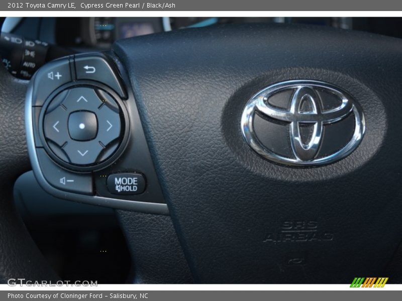Cypress Green Pearl / Black/Ash 2012 Toyota Camry LE