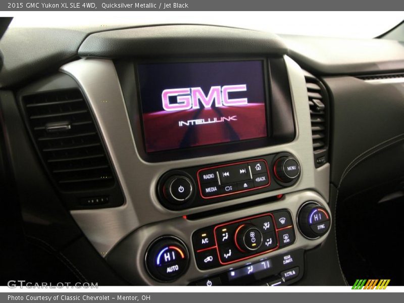 Quicksilver Metallic / Jet Black 2015 GMC Yukon XL SLE 4WD