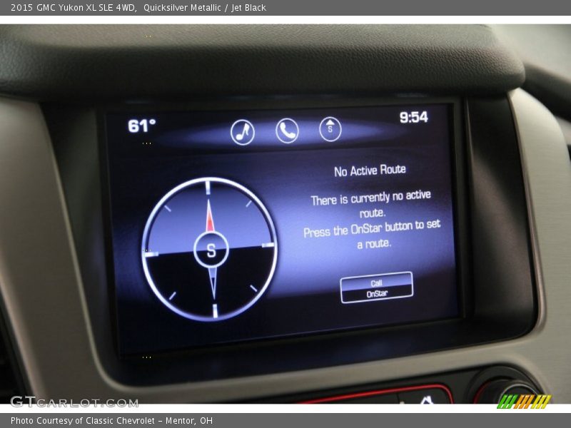 Quicksilver Metallic / Jet Black 2015 GMC Yukon XL SLE 4WD
