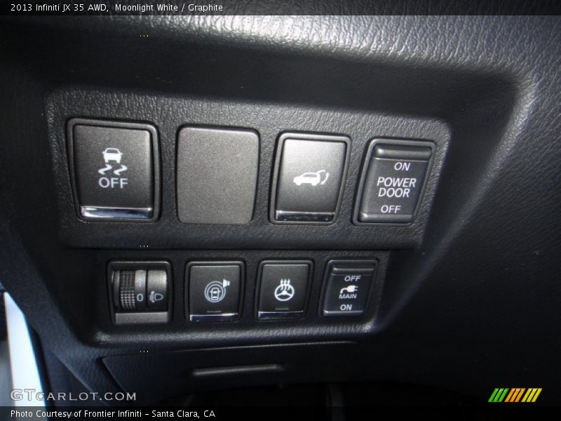 Moonlight White / Graphite 2013 Infiniti JX 35 AWD