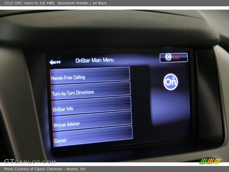 Quicksilver Metallic / Jet Black 2015 GMC Yukon XL SLE 4WD