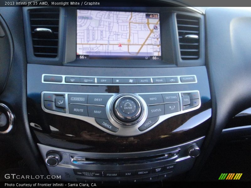 Moonlight White / Graphite 2013 Infiniti JX 35 AWD