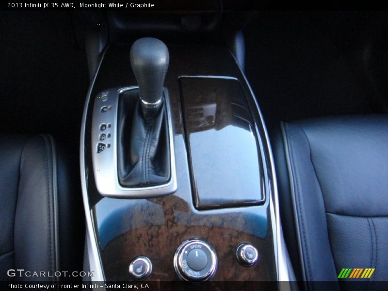 Moonlight White / Graphite 2013 Infiniti JX 35 AWD
