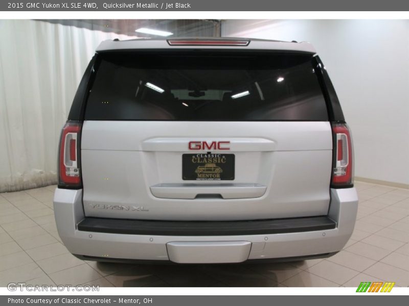 Quicksilver Metallic / Jet Black 2015 GMC Yukon XL SLE 4WD
