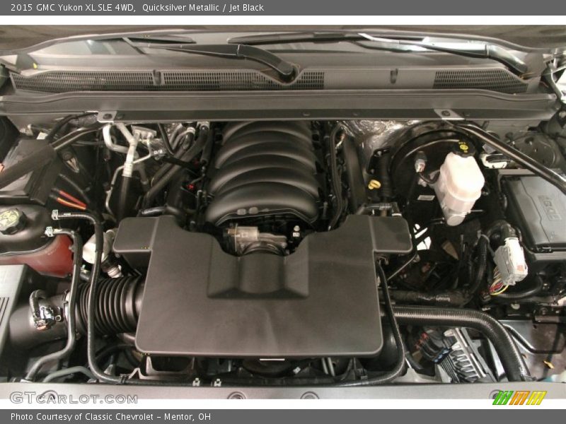 Quicksilver Metallic / Jet Black 2015 GMC Yukon XL SLE 4WD