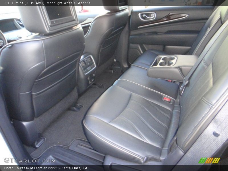 Moonlight White / Graphite 2013 Infiniti JX 35 AWD