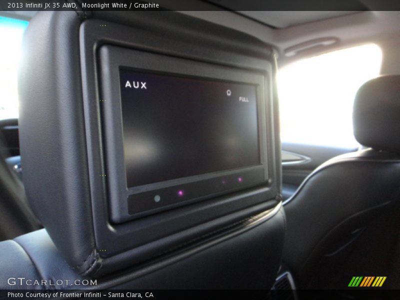 Moonlight White / Graphite 2013 Infiniti JX 35 AWD