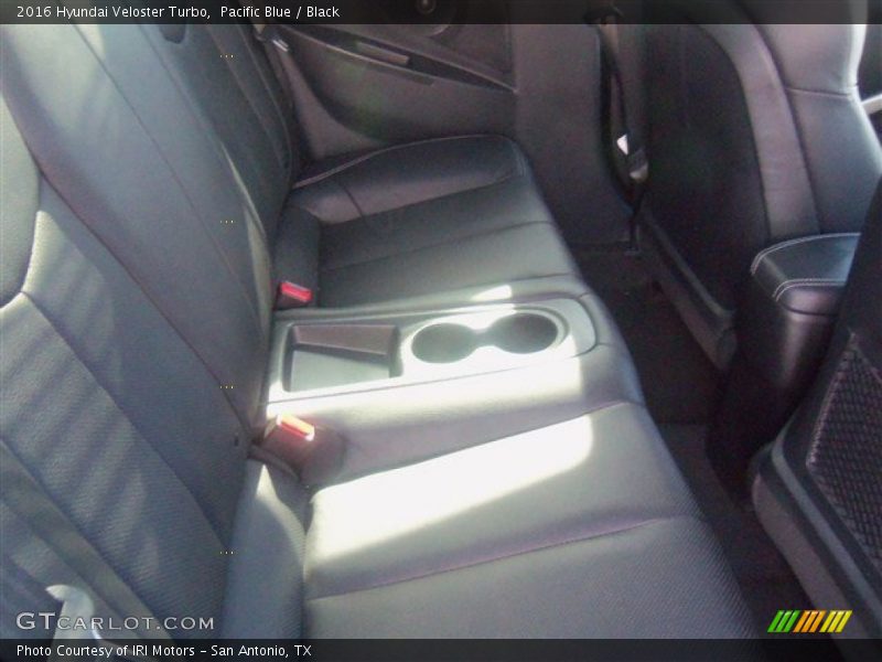 Pacific Blue / Black 2016 Hyundai Veloster Turbo