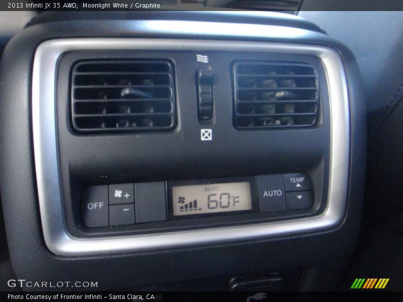 Moonlight White / Graphite 2013 Infiniti JX 35 AWD