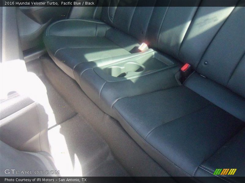 Pacific Blue / Black 2016 Hyundai Veloster Turbo