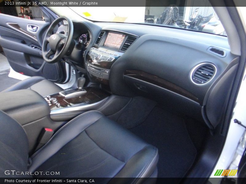 Moonlight White / Graphite 2013 Infiniti JX 35 AWD