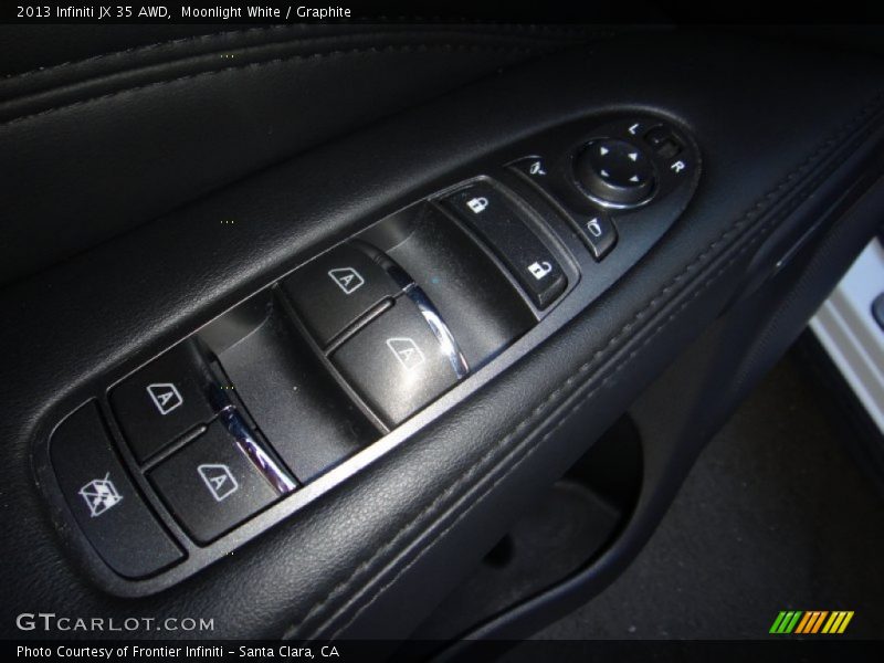 Moonlight White / Graphite 2013 Infiniti JX 35 AWD