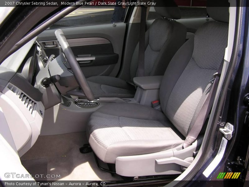 Modern Blue Pearl / Dark Slate Gray/Light Slate Gray 2007 Chrysler Sebring Sedan