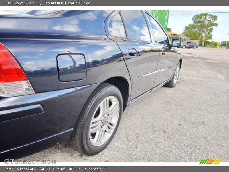 Barents Blue Metallic / Beige 2007 Volvo S60 2.5T
