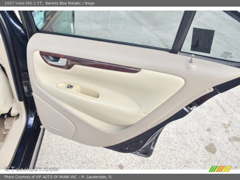 Barents Blue Metallic / Beige 2007 Volvo S60 2.5T