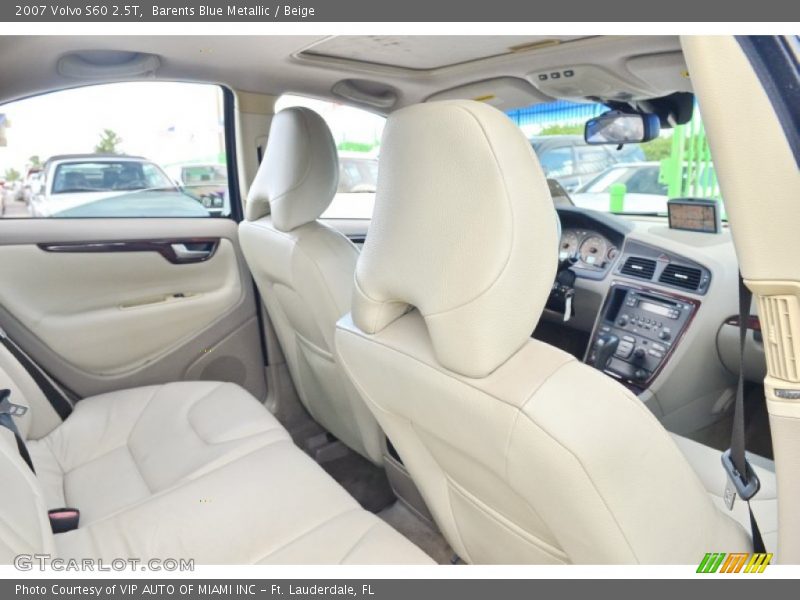 Barents Blue Metallic / Beige 2007 Volvo S60 2.5T