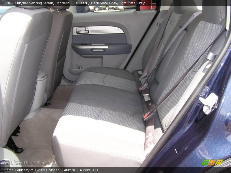 Modern Blue Pearl / Dark Slate Gray/Light Slate Gray 2007 Chrysler Sebring Sedan