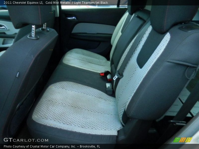 Gold Mist Metallic / Light Titanium/Jet Black 2011 Chevrolet Equinox LS