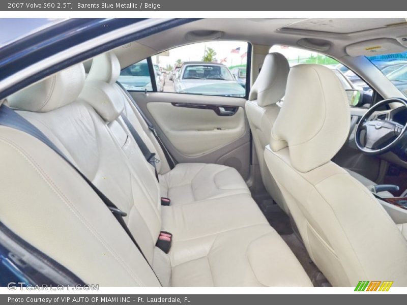 Barents Blue Metallic / Beige 2007 Volvo S60 2.5T