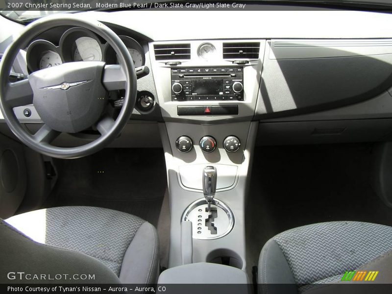 Modern Blue Pearl / Dark Slate Gray/Light Slate Gray 2007 Chrysler Sebring Sedan