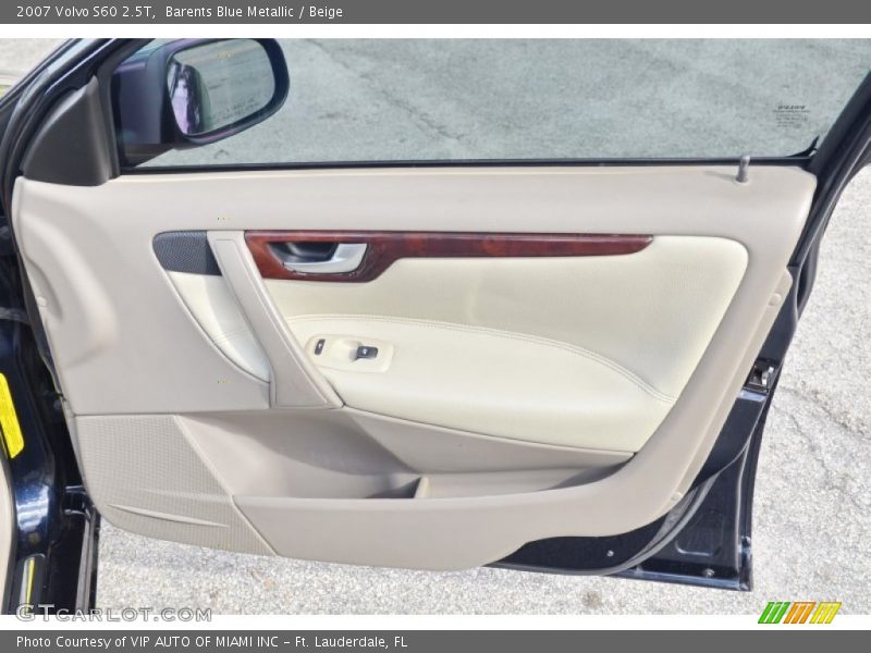 Barents Blue Metallic / Beige 2007 Volvo S60 2.5T
