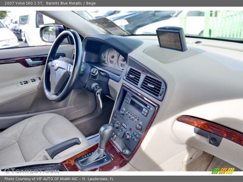 Barents Blue Metallic / Beige 2007 Volvo S60 2.5T