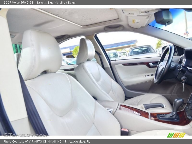 Barents Blue Metallic / Beige 2007 Volvo S60 2.5T