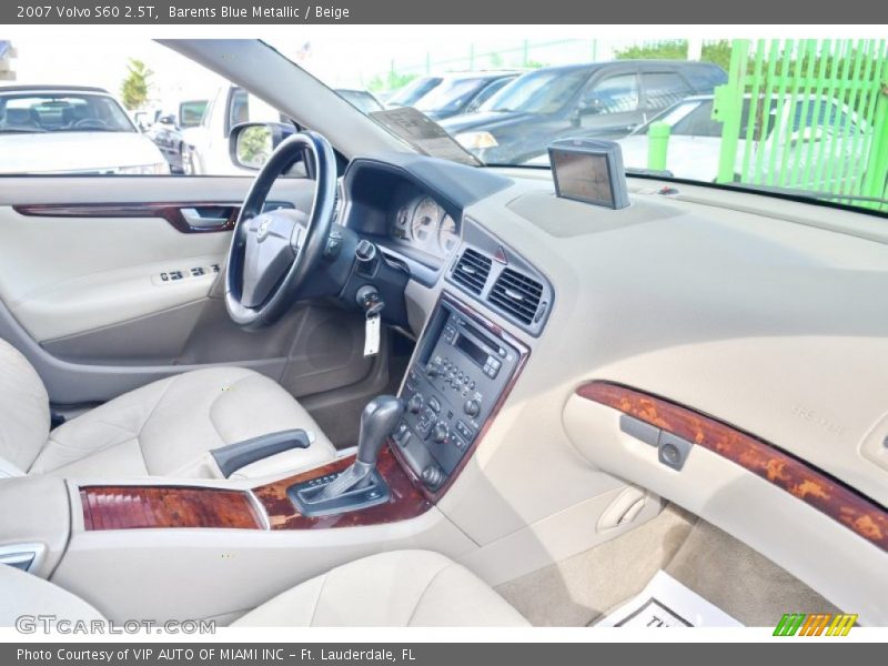 Barents Blue Metallic / Beige 2007 Volvo S60 2.5T