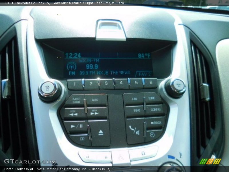 Gold Mist Metallic / Light Titanium/Jet Black 2011 Chevrolet Equinox LS