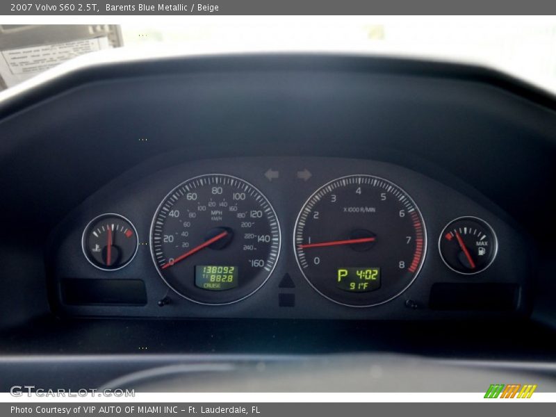 Barents Blue Metallic / Beige 2007 Volvo S60 2.5T