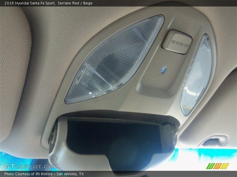 Serrano Red / Beige 2016 Hyundai Santa Fe Sport