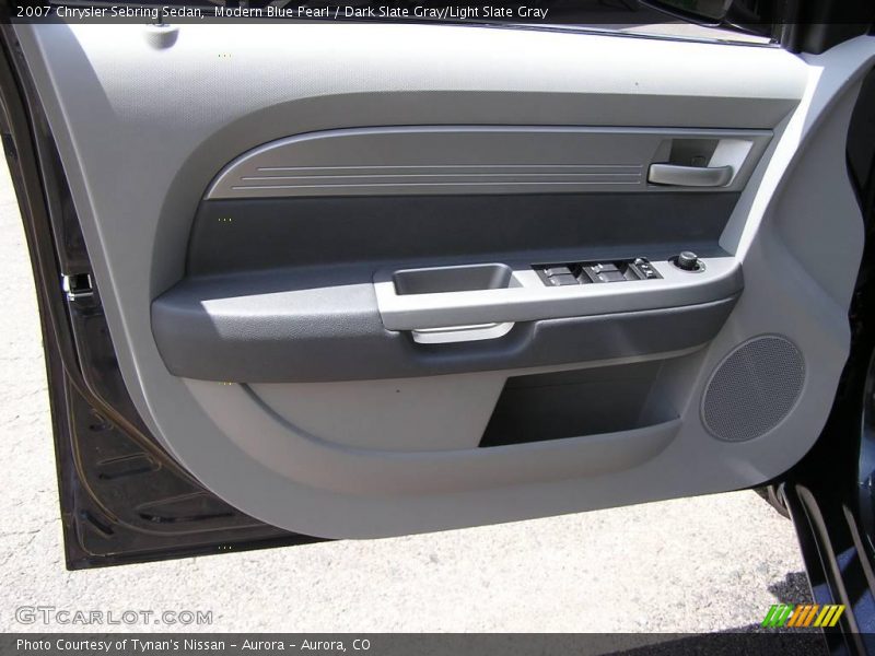 Modern Blue Pearl / Dark Slate Gray/Light Slate Gray 2007 Chrysler Sebring Sedan