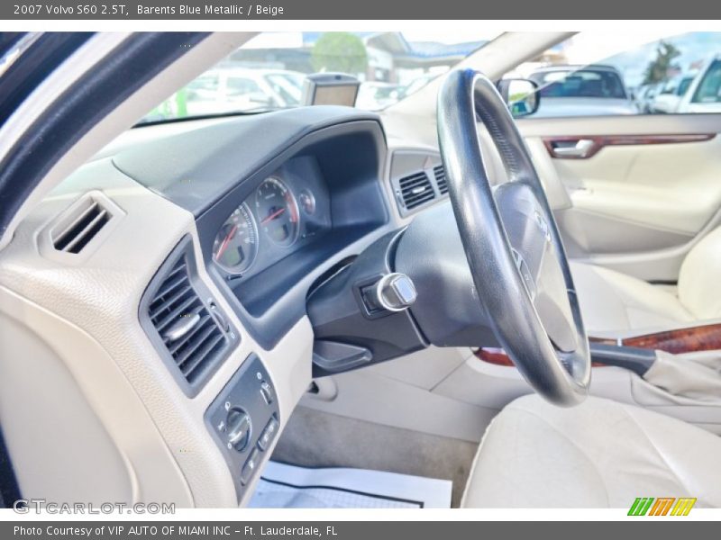 Barents Blue Metallic / Beige 2007 Volvo S60 2.5T