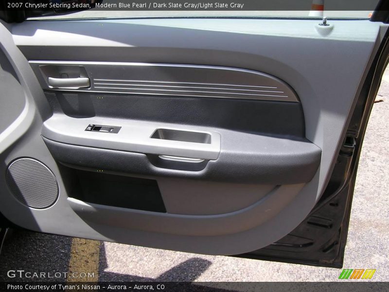 Modern Blue Pearl / Dark Slate Gray/Light Slate Gray 2007 Chrysler Sebring Sedan