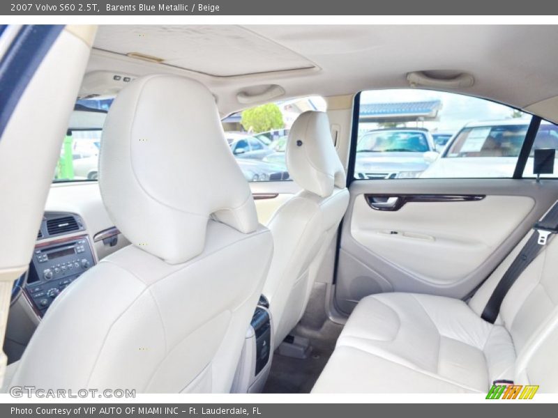 Barents Blue Metallic / Beige 2007 Volvo S60 2.5T