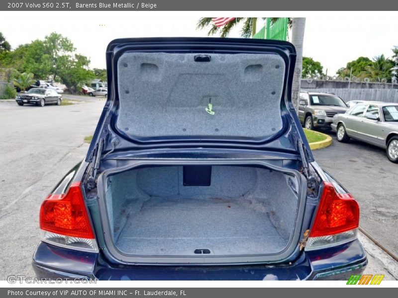 Barents Blue Metallic / Beige 2007 Volvo S60 2.5T